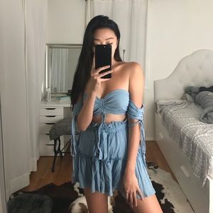 Baby blue matching set